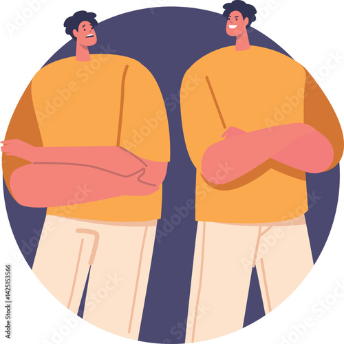 Man with dissociative impostor syndrome