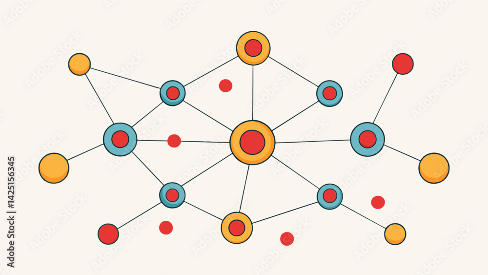 A tered dot diagram with each dot representing an individual spreading a rumor and the lines connecting them showing the connections and spread of the. A tered dot diagram with each dot representing an individual spreading a rumor and the lines connecting them showing the connections and spread of the.