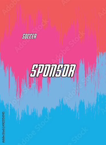 grunge Abstract Geometric Vector Pattern for Sports Jersey Sublimation