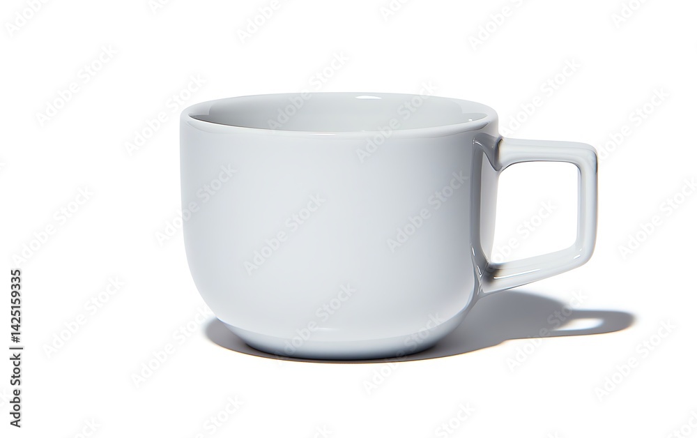 White Mug on White Background White Mug on White Background
