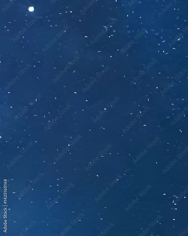 Fototapeta premium Night Sky: Dark Blue Background with Scattered White Specks