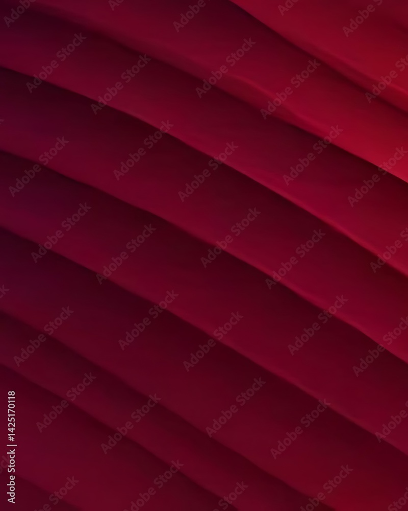 Obraz premium Abstract Crimson Drape: Curved Lines, Gradient Texture