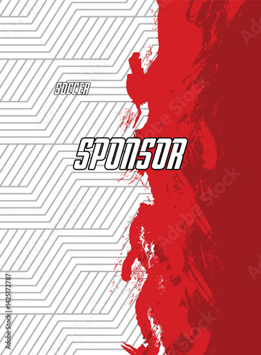 grunge Abstract Geometric Vector Pattern for Sports Jersey Sublimation