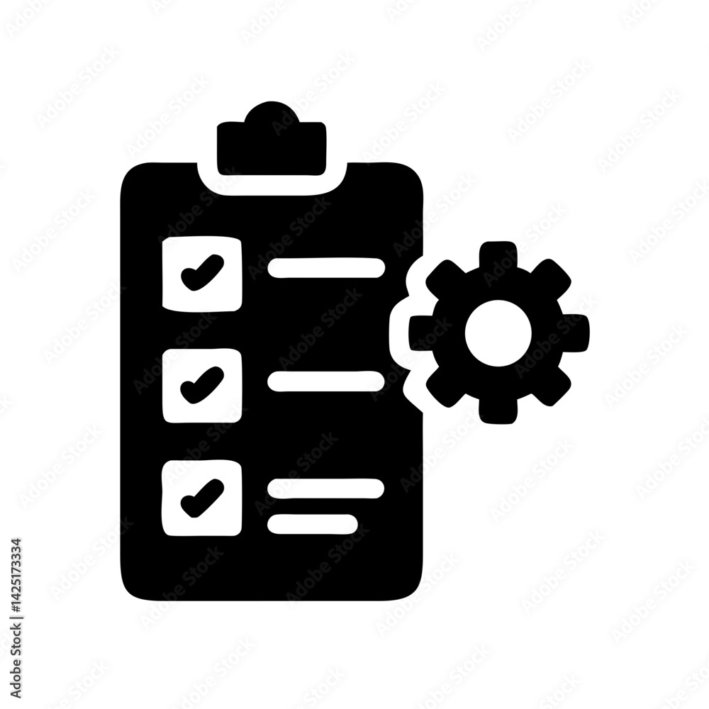 Task Assignment Icon for Business and Project Management Tools Business icons Vector Illustration Task Assignment Icon for Business and Project Management Tools Business icons Vector Illustration