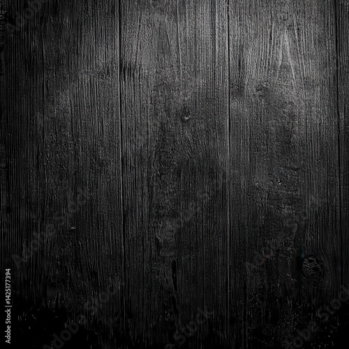 Obraz na płótnie Dark, textured wood grain background with vertical planks. Subtle variations in tone create a moody, rustic aesthetic w salonie
