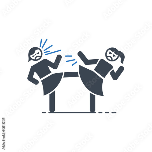 Kicking Fight Icon