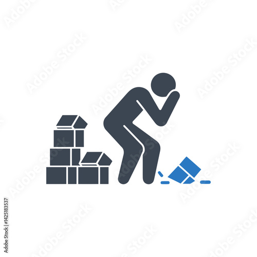 Package Handling Accident Icon