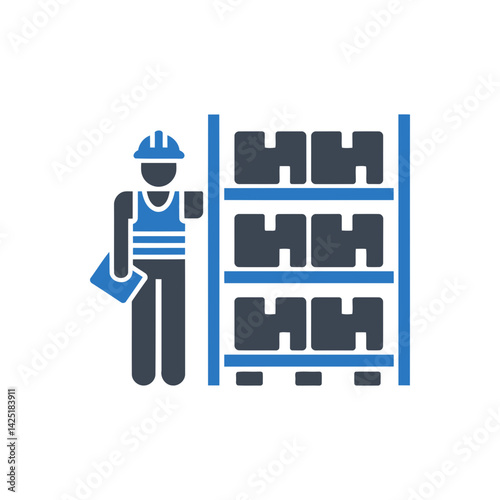 Warehouse Inventory Management Icon