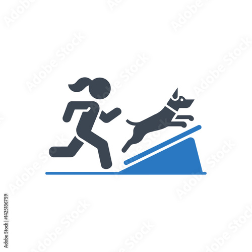 Dog Ramp Training Icon