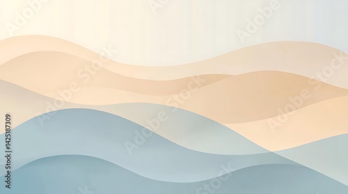 Abstract Pastel Wave Background. (9)