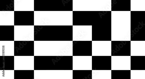 black and white checkers
