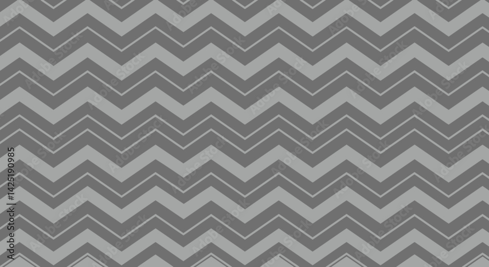 Gray Chevron Symphony A rhythmic dance of zigzag lines in monochrome Gray Chevron Symphony A rhythmic dance of zigzag lines in monochrome