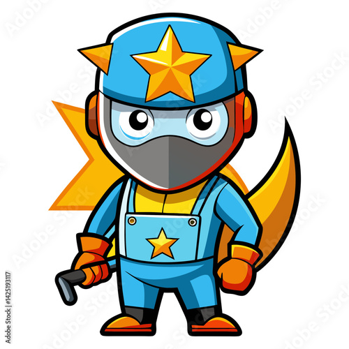 welder clipart vector design