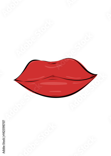 Lippen einer Frau