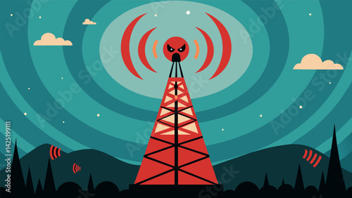 A rogue radio tower emitting highpitched frequencies that cause severe anxiety and paranoia in anyone who comes near..
