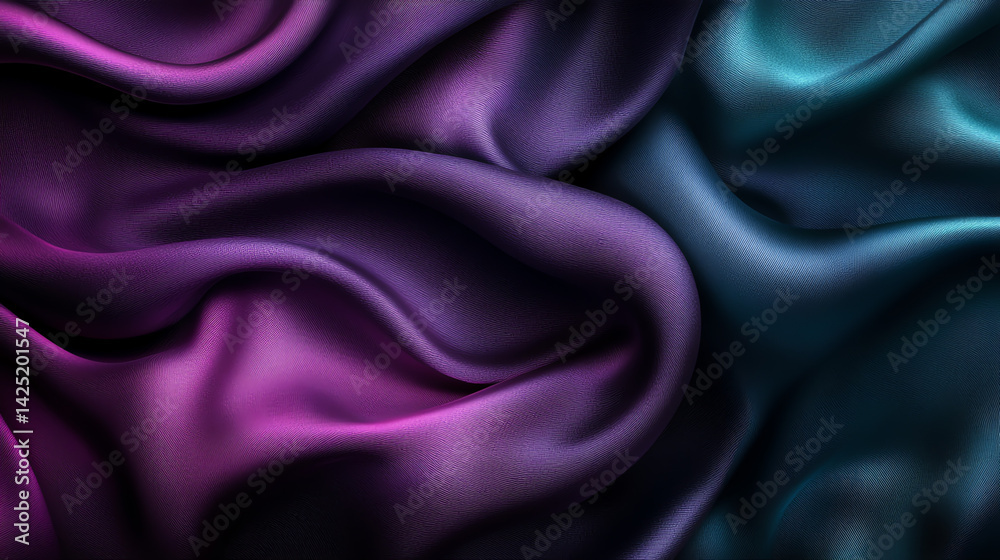 Obraz premium Discover stunning abstract smooth gradient backgrounds in deep purple, perfect for elegant designs, wallpapers, and creative projects. High-quality, seamless color transitions