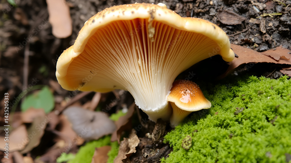 Fototapeta premium Oyster mushroom or Pleurotus ostreatus mushroom