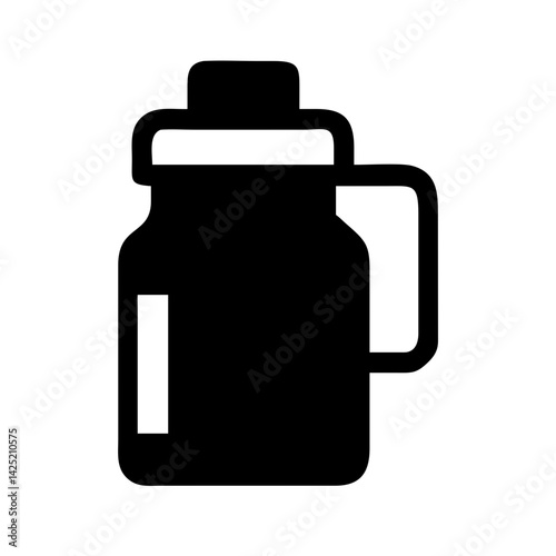 Large Jug for Workout Hydration Icon Design