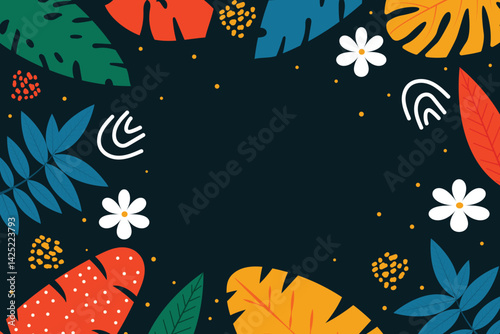 flower background design for wedding card