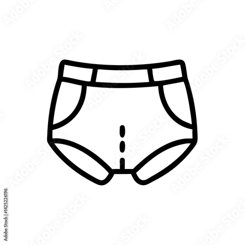 Safety Briefs or Protective Shorts Icon Design
