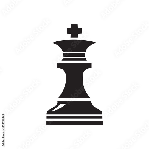 black chess king