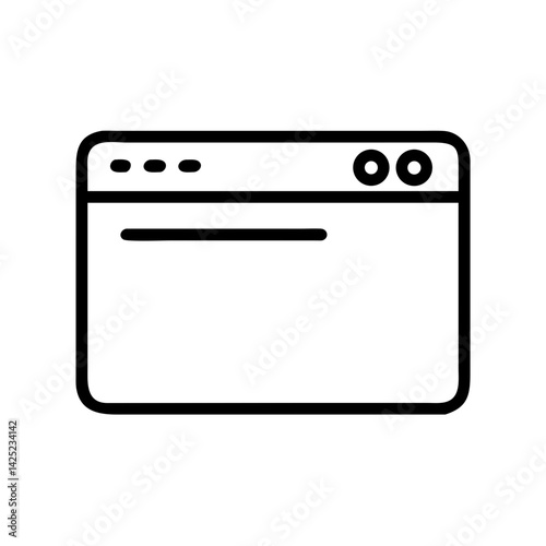 Web Page or Browser Window Icon Design