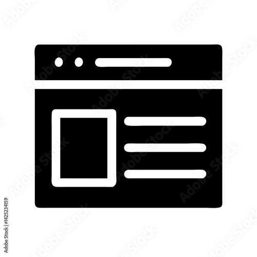 Web Page or Browser Window Icon Design
