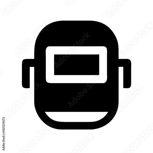 Welding Mask Protective Gear Icon Design