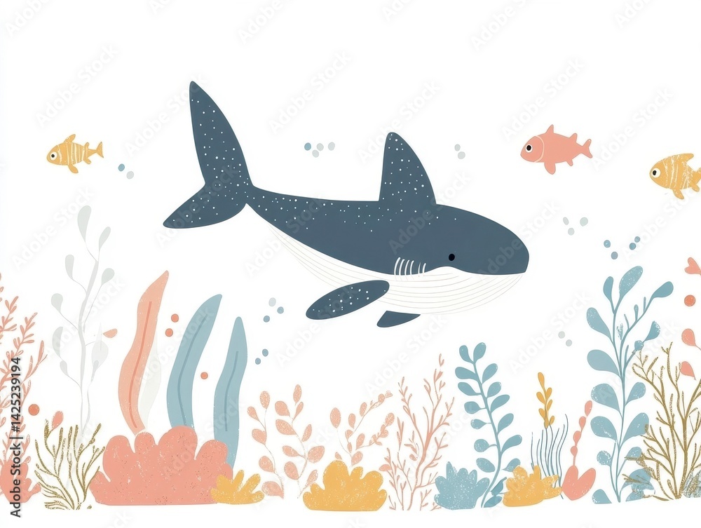 Obraz premium shark in the sea