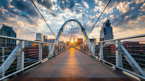 Pedestrian bridge in Nashville, Tennessee