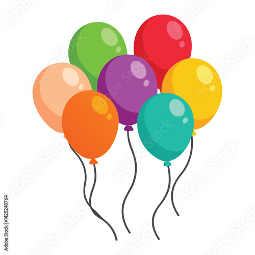 Joyful Bunch of Balloons A Colorful Celebration
