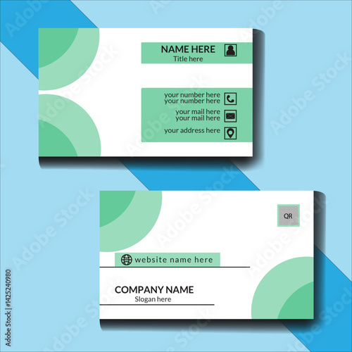 modern business card design template