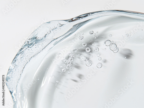 commercial beauty shot, cosmetic texture and drop