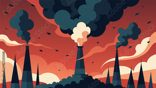 A series of smoke signals rising high into the sky creating a sense of panic and chaos as they reveal the dark secrets and conspiracies of those in.