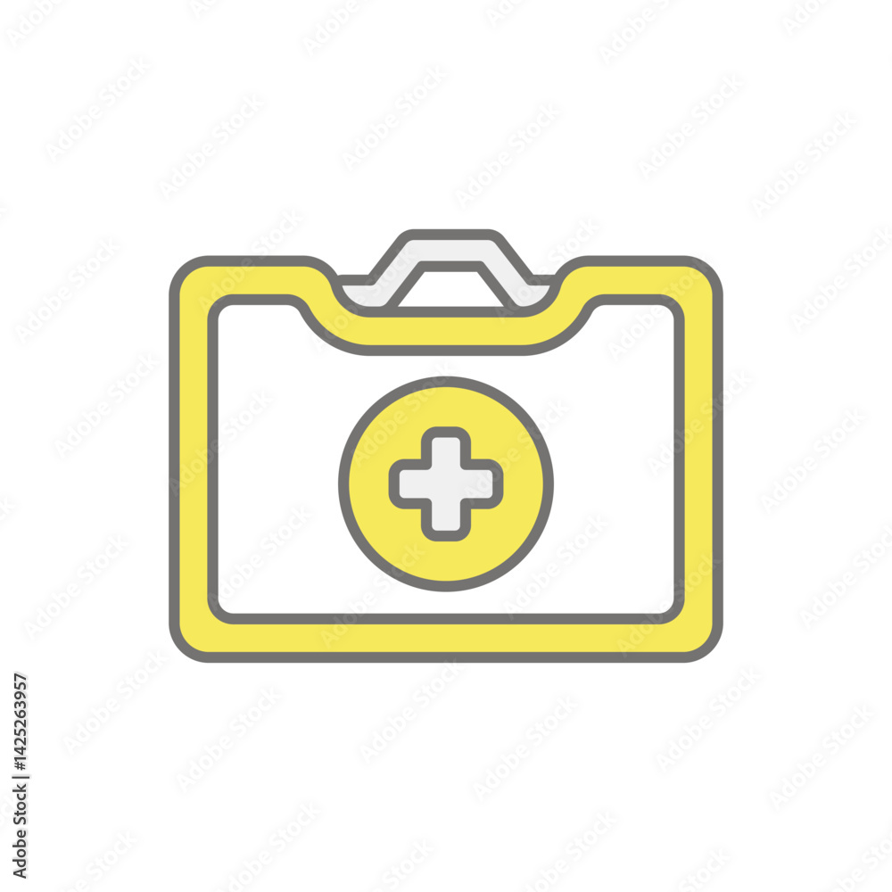 First Aid Kit icon vector stock illustration