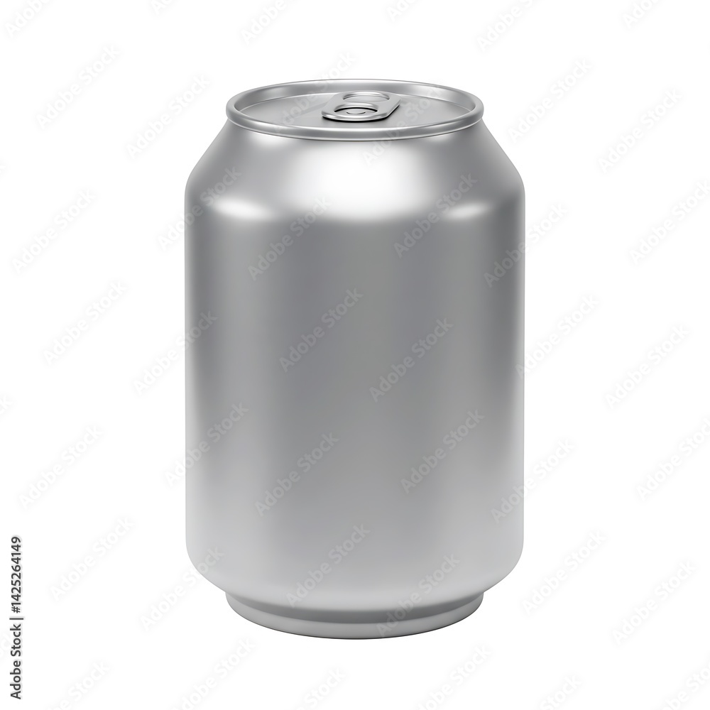 3D Silver Soda Can 3D Silver Soda Can