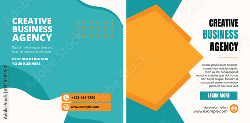 Digital business marketing social media post & web bannerDigital business marketing social media post and web banner