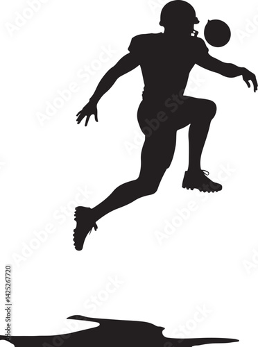 Soccer Action Silhouettes