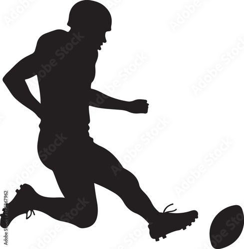 Soccer Action Silhouettes