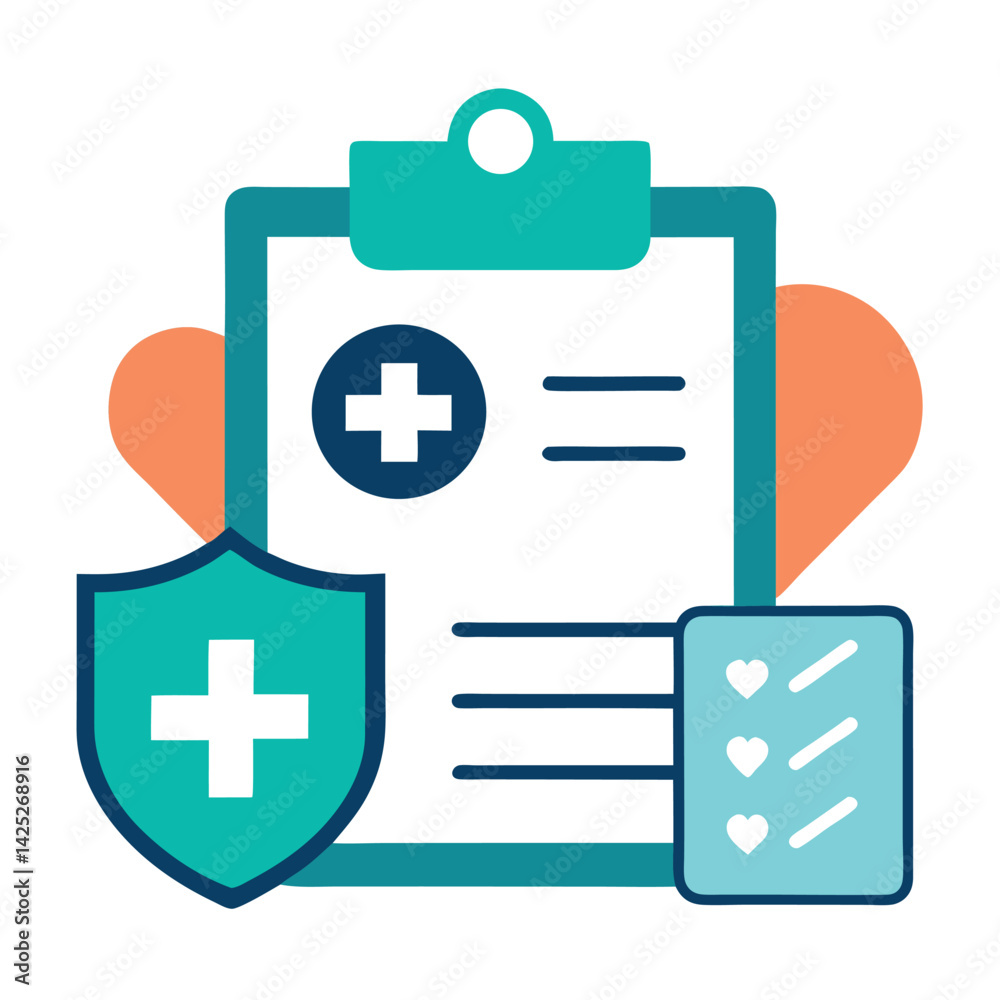 Obraz premium Biotech Laboratory Research – Flat Vector Illustration