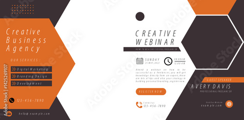 Digital business marketing social media post & web bannerDigital business marketing social media post and web banner