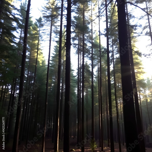 morning in the forest