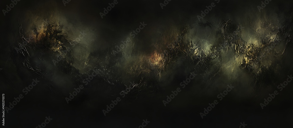 Naklejka premium Dark Nebulae in Space