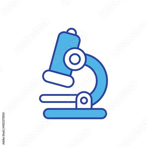 Microscope icon vector stock illustration