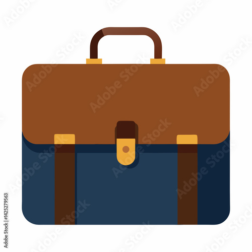 Briefcase   with white background 