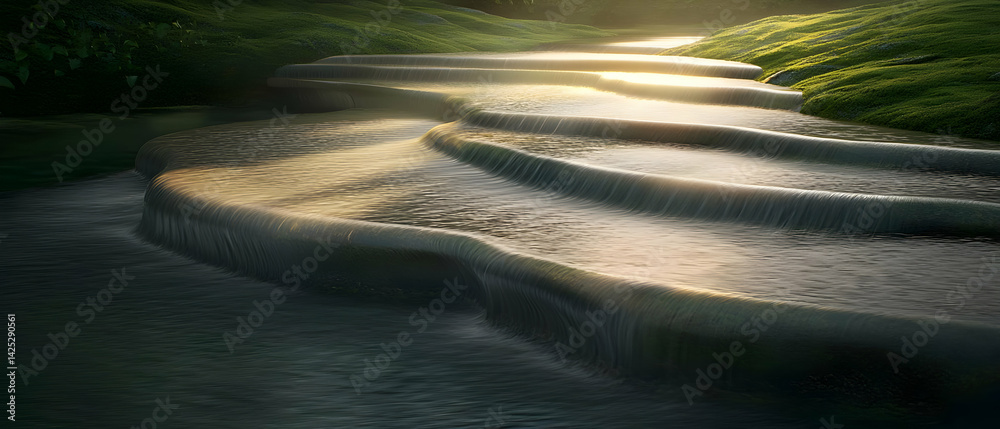 Cascading Waterfalls