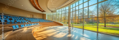 Modern Auditorium with Natural Light