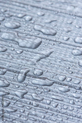 Close-up of strips of duct tape, or gaffer tape, background with water droplets on top. Strong waterproof industrial tape concept