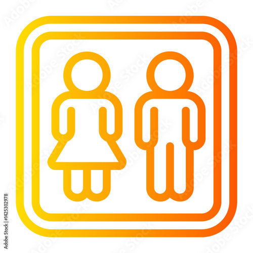 lavatory gradient icon