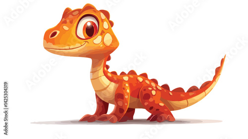 Cute Dinosaur Cartoon Drawing for Kids: Fun and Colorful Dino Character Design